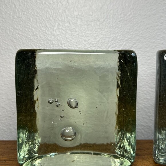 Mid-Century Modern Blenko Glass Bookends  (Set of 2) - Picture 11 of 16